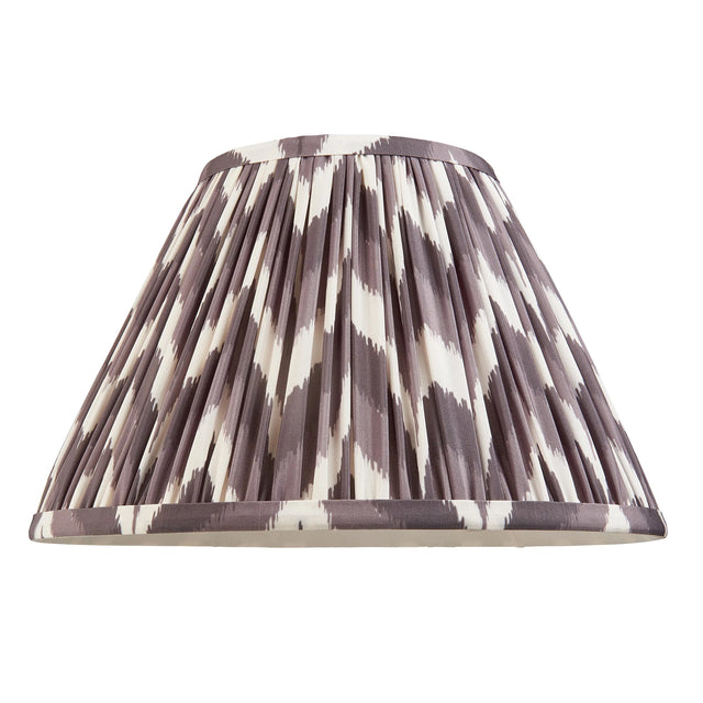 Endon Lighting - 111325 - Endon Lighting 111325 Zigzag 1lt Shade Indoor light fitting Pearl grey fabric