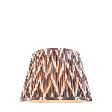 Endon Lighting - 111326 - Endon Lighting 111326 Zigzag 1lt Shade Indoor light fitting Pearl grey fabric