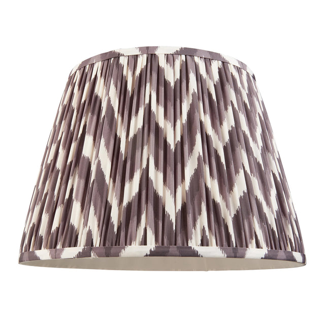 Endon Lighting - 111327 - Endon Lighting 111327 Zigzag 1lt Shade Indoor light fitting Pearl grey fabric