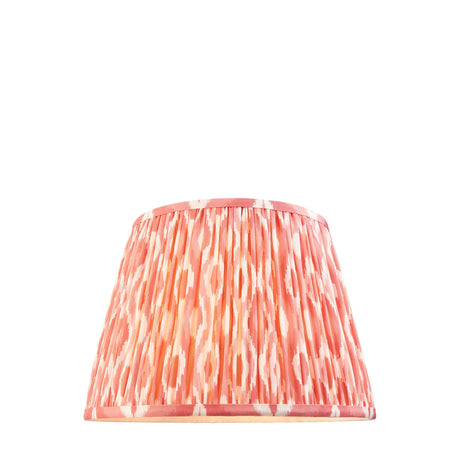 Endon Lighting - 111341 - Endon Lighting 111341 Ikat 1lt Shade Indoor light fitting Coral pink fabric