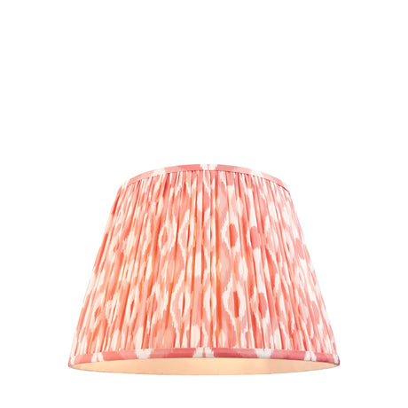 Endon Lighting - 111342 - Endon Lighting 111342 Ikat 1lt Shade Indoor light fitting Coral pink fabric