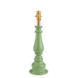 Endon Lighting - 112164 - Endon Lighting 112164 Myrtle 1lt Table Indoor light fitting Cotswold green & warm brass plate