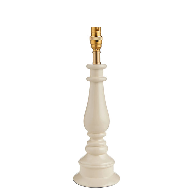 Endon Lighting - 112166 - Endon Lighting 112166 Myrtle 1lt Table Indoor light fitting Almond white & warm brass plate