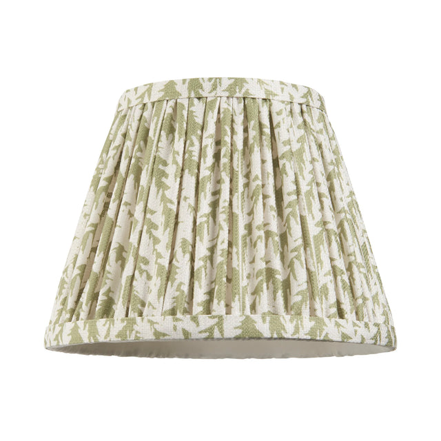 Endon Lighting - 112912 - Endon Lighting 112912 Leaf 1lt Shade Indoor light fitting Herb garden green fabric