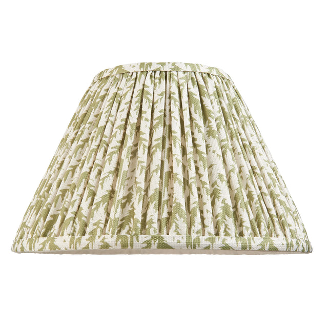 Endon Lighting - 112913 - Endon Lighting 112913 Leaf 1lt Shade Indoor light fitting Herb garden green fabric