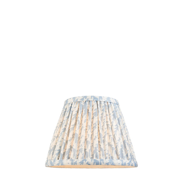 Endon Lighting - 112915 - Endon Lighting 112915 Leaf 1lt Shade Indoor light fitting Shell bay blue fabric