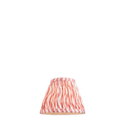 Endon Lighting - 113056 - Endon Lighting 113056 Ripple 1lt Shade Indoor light fitting Coral pink fabric