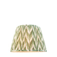 Endon Lighting - 113068 - Endon Lighting 113068 Zigzag 1lt Shade Indoor light fitting Cotswold green fabric