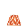 Endon Lighting - 113071 - Endon Lighting 113071 Zigzag 1lt Shade Indoor light fitting Apricot orange fabric