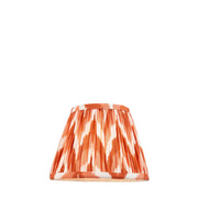 Endon Lighting - 113071 - Endon Lighting 113071 Zigzag 1lt Shade Indoor light fitting Apricot orange fabric