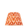 Endon Lighting - 113074 - Endon Lighting 113074 Zigzag 1lt Shade Indoor light fitting Apricot orange fabric