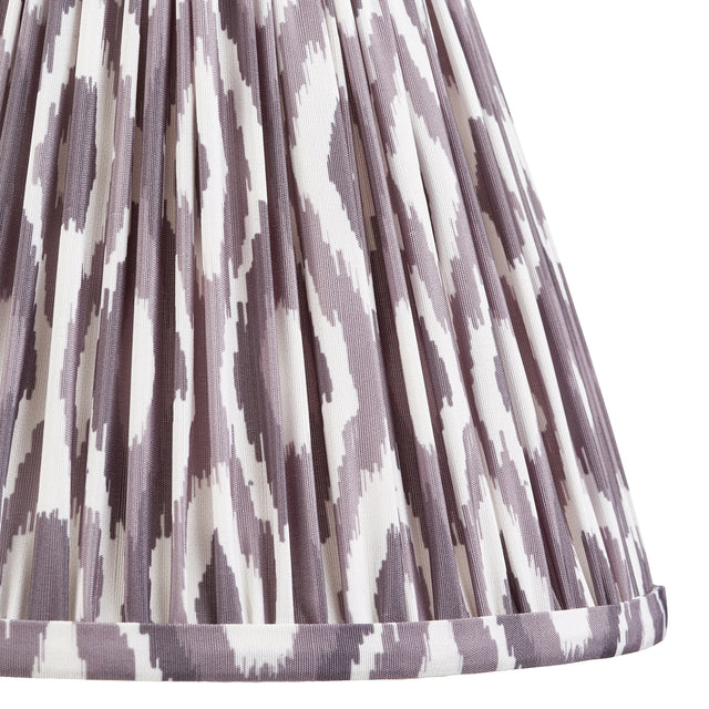 Endon Lighting - 113084 - Endon Lighting 113084 Ikat 1lt Shade Indoor light fitting Pearl grey fabric