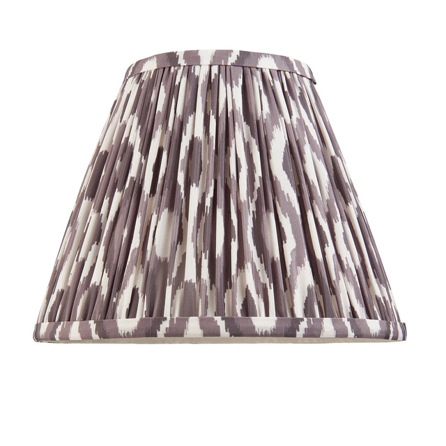 Endon Lighting - 113084 - Endon Lighting 113084 Ikat 1lt Shade Indoor light fitting Pearl grey fabric