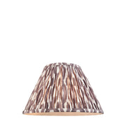 Endon Lighting - 113085 - Endon Lighting 113085 Ikat 1lt Shade Indoor light fitting Pearl grey fabric