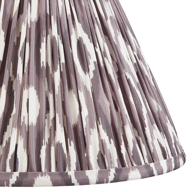 Endon Lighting - 113085 - Endon Lighting 113085 Ikat 1lt Shade Indoor light fitting Pearl grey fabric