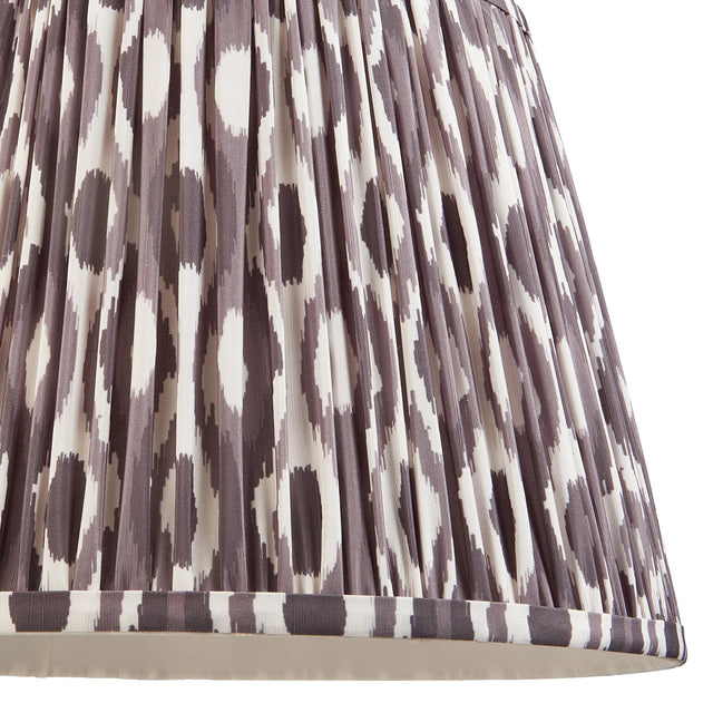 Endon Lighting - 113086 - Endon Lighting 113086 Ikat 1lt Shade Indoor light fitting Pearl grey fabric