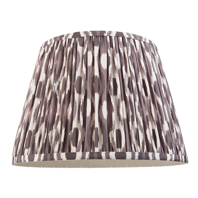 Endon Lighting - 113086 - Endon Lighting 113086 Ikat 1lt Shade Indoor light fitting Pearl grey fabric