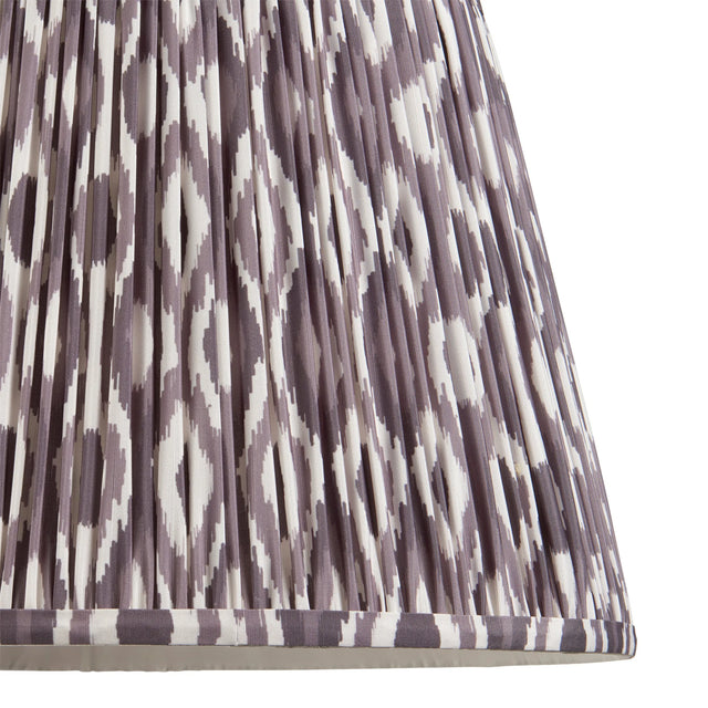 Endon Lighting - 113087 - Endon Lighting 113087 Ikat 1lt Shade Indoor light fitting Pearl grey fabric