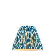 Endon Lighting - 113090 - Endon Lighting 113090 Ikat 1lt Shade Indoor light fitting Marlin blue fabric