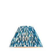 Endon Lighting - 113091 - Endon Lighting 113091 Ikat 1lt Shade Indoor light fitting Marlin blue fabric