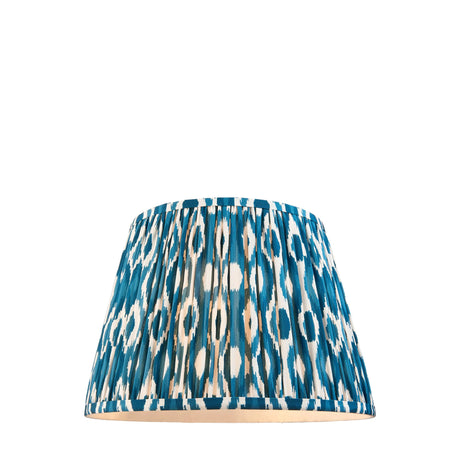 Endon Lighting - 113092 - Endon Lighting 113092 Ikat 1lt Shade Indoor light fitting Marlin blue fabric