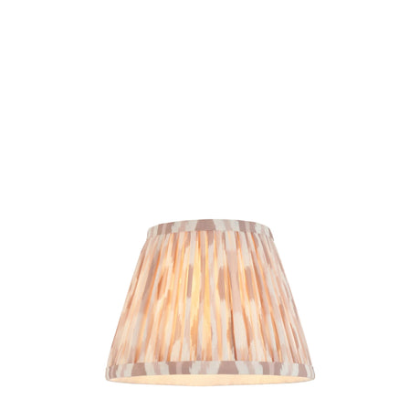 Endon Lighting - 113224 - Endon Lighting 113224 Ikat 1lt Shade Indoor light fitting Neutral print fabric