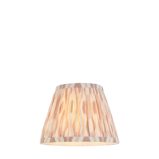 Endon Lighting - 113224 - Endon Lighting 113224 Ikat 1lt Shade Indoor light fitting Neutral print fabric