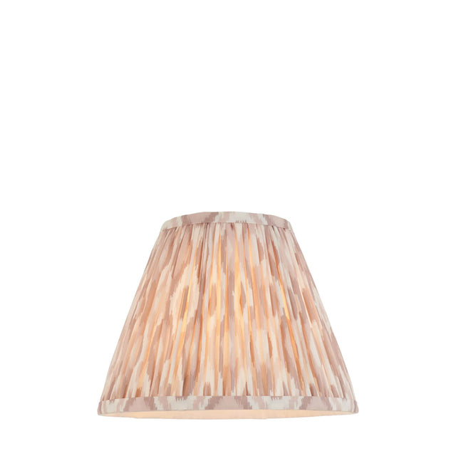 Endon Lighting - 113225 - Endon Lighting 113225 Ikat 1lt Shade Indoor light fitting Neutral print fabric