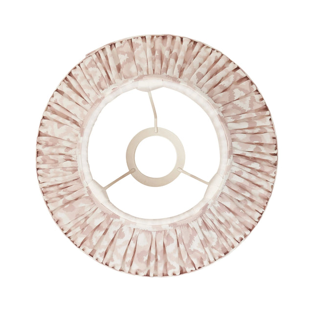 Endon Lighting - 113225 - Endon Lighting 113225 Ikat 1lt Shade Indoor light fitting Neutral print fabric