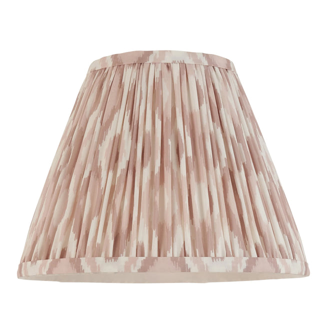 Endon Lighting - 113225 - Endon Lighting 113225 Ikat 1lt Shade Indoor light fitting Neutral print fabric