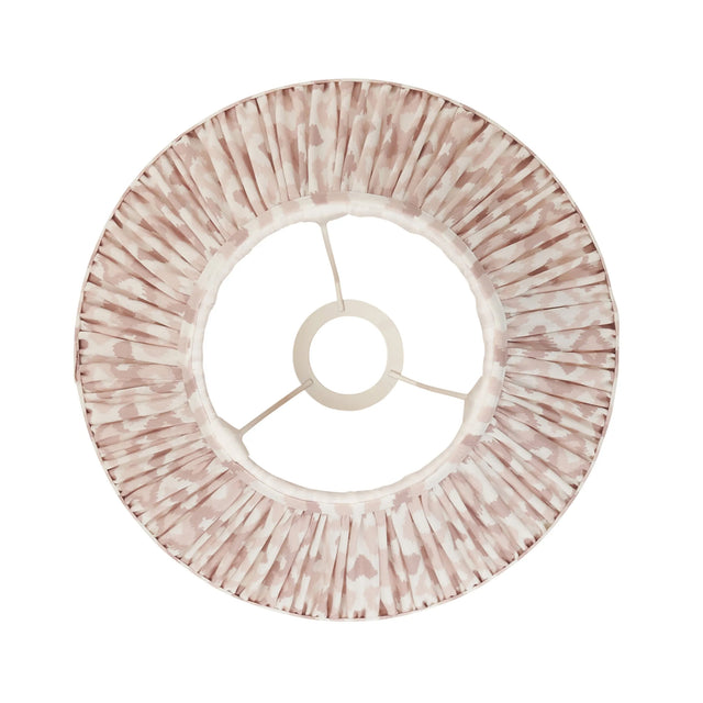 Endon Lighting - 113226 - Endon Lighting 113226 Ikat 1lt Shade Indoor light fitting Neutral print fabric