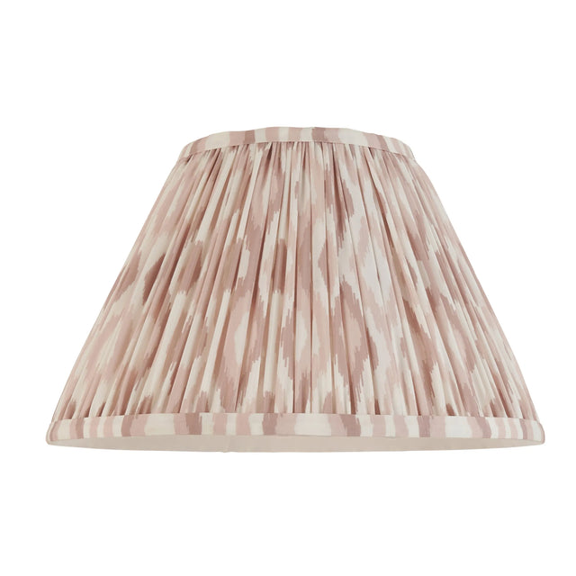 Endon Lighting - 113226 - Endon Lighting 113226 Ikat 1lt Shade Indoor light fitting Neutral print fabric