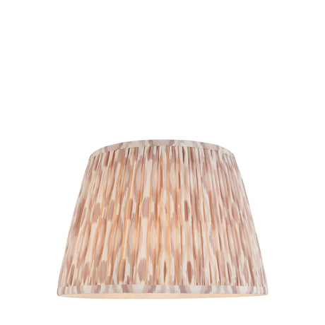 Endon Lighting - 113227 - Endon Lighting 113227 Ikat 1lt Shade Indoor light fitting Neutral print fabric