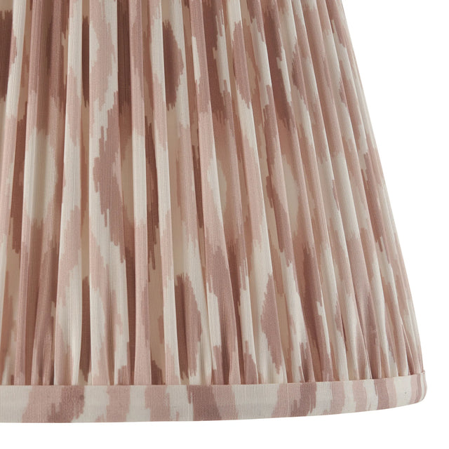 Endon Lighting - 113227 - Endon Lighting 113227 Ikat 1lt Shade Indoor light fitting Neutral print fabric