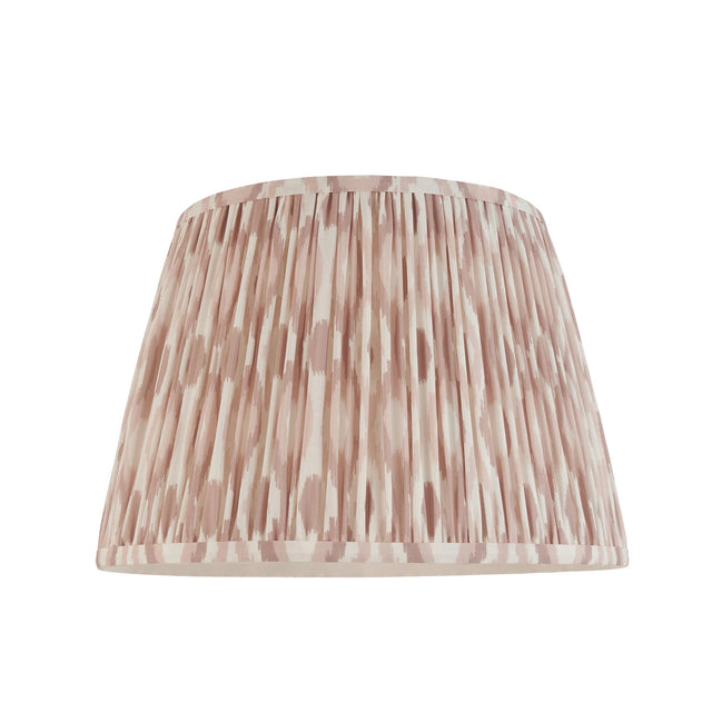 Endon Lighting - 113227 - Endon Lighting 113227 Ikat 1lt Shade Indoor light fitting Neutral print fabric