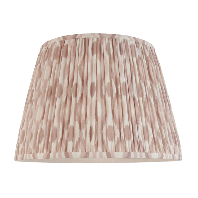 Endon Lighting - 113228 - Endon Lighting 113228 Ikat 1lt Shade Indoor light fitting Neutral print fabric