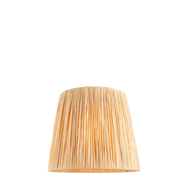 Endon Lighting - 113455 - Endon Lighting 113455 Raffia 1lt Shade Indoor light fitting Natural raffia & matt black