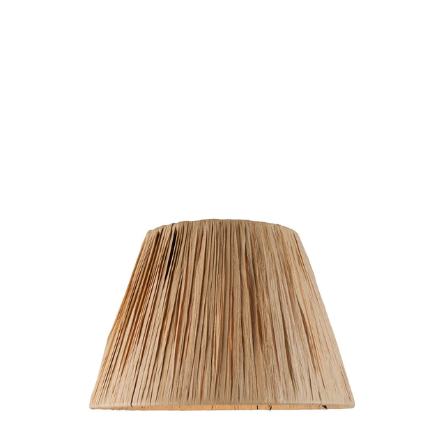 Endon Lighting - 113456 - Endon Lighting 113456 Raffia 1lt Shade Indoor light fitting Natural raffia & matt black