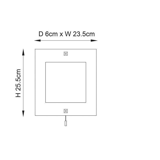 Endon Lighting - 143-WB - Endon Lighting 143-WB Blake Indoor Wall Light Clear/frosted glass & chrome plate Dimmable