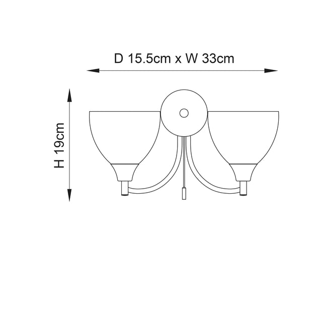 Endon Lighting - 1805-2AN - Wall Lights