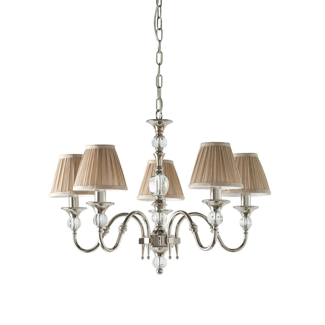 Endon Lighting - 63580 - Endon Interiors 1900 Range 63580 Indoor Pendant Light 5 x 40W E14 candle Dimmable