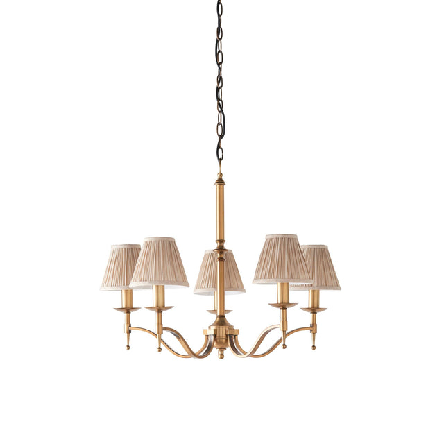 Endon Lighting - 63627 - Endon Interiors 1900 Range 63627 Indoor Pendant Light 5 x 40W E14 candle Dimmable