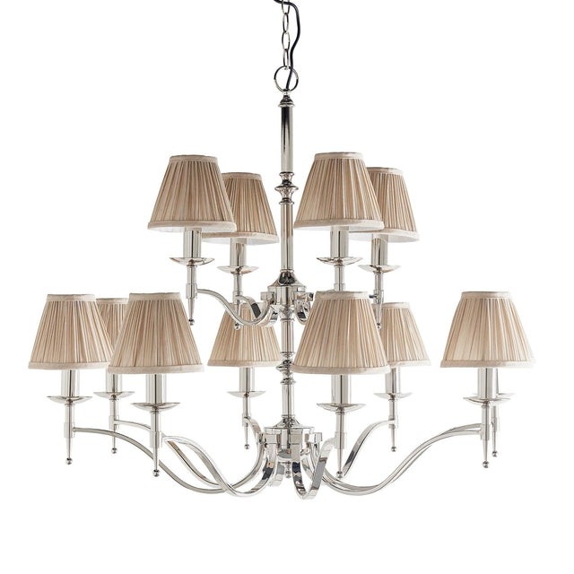 Endon Lighting - 63632 - Endon Interiors 1900 Range 63632 Indoor Pendant Light 12 x 40W E14 candle Dimmable