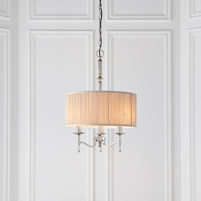 Endon Lighting - 63636 - Endon Interiors 1900 Range 63636 Indoor Pendant Light 3 x 40W E14 candle Dimmable