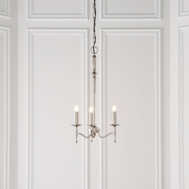 Endon Lighting - 63636 - Endon Interiors 1900 Range 63636 Indoor Pendant Light 3 x 40W E14 candle Dimmable