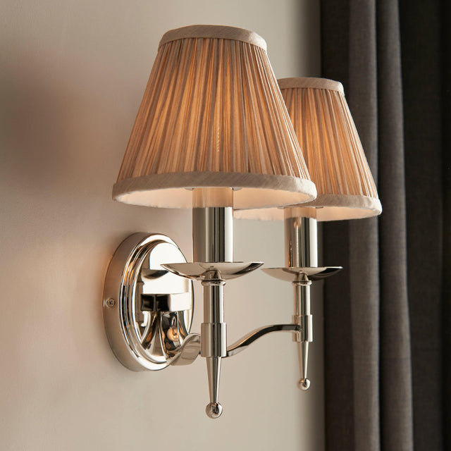 Endon Lighting - 63656 - Endon Interiors 1900 Range 63656 Indoor Wall Light 2 x 40W E14 candle Dimmable