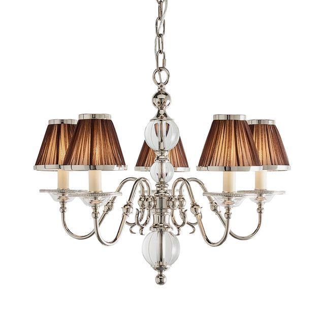 Endon Lighting - 63716 - Endon Interiors 1900 Range 63716 Indoor Pendant Light 5 x 40W E14 candle Dimmable