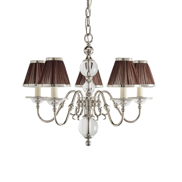 Endon Lighting - 63716 - Endon Interiors 1900 Range 63716 Indoor Pendant Light 5 x 40W E14 candle Dimmable