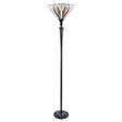 Endon Lighting - 63933 - Endon Tiffany Lighting 63933 Indoor Floor Light Astoria Range 60W E27 GLS Non-dimmable