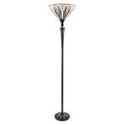 Endon Lighting - 63933 - Endon Tiffany Lighting 63933 Indoor Floor Light Astoria Range 60W E27 GLS Non-dimmable